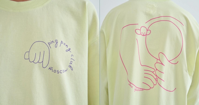 Ping Pong Club Moscow выпустил дроп футболок