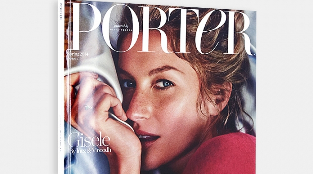 Жизель Бундхен на обложке первого номера Porter