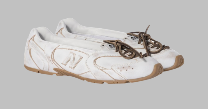Miu Miu и New Balance выпустили кроссовки 530 Sl в форме балеток