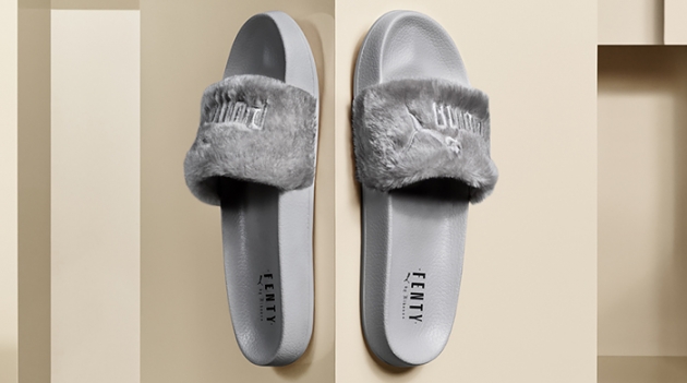 Рианна выпустила новые плюшевые слайдеры