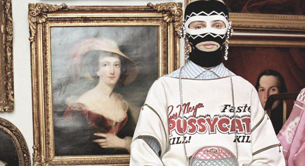 Ужин в стиле XVIII века, живые бабочки и Оля Запивохина в новом видео Gucci