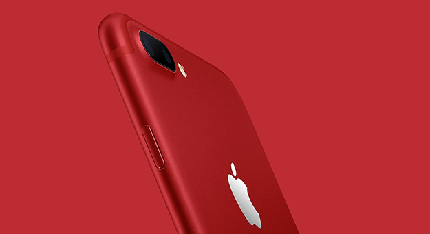 Apple представила iPhone 7 в красном цвете