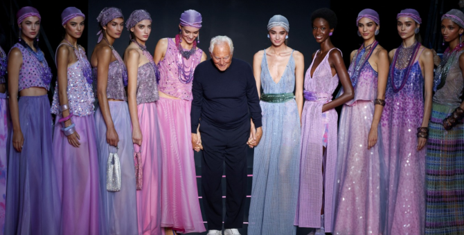Показ весенне-летней коллекции Giorgio Armani пройдет в Нью-Йорке