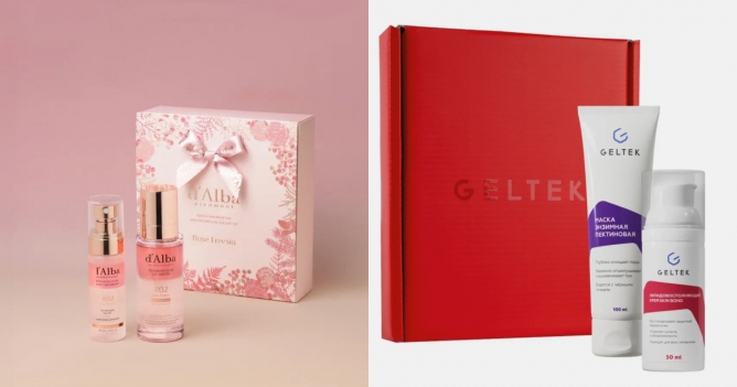 Подарочные наборы d'Alba и Geltek: что нового в коллекциях бьюти-брендов