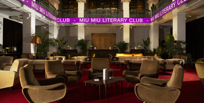 Miu Miu провел первый литературный клуб Writing Life
