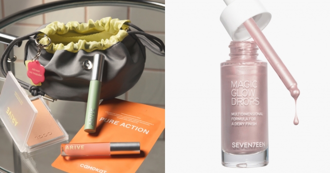 Косметичка Arive и хайлайтер Seven7een: что нового в коллекциях бьюти-брендов