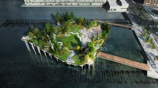 Диана фон Фюрстенберг и Барри Диллер создадут парк на реке Гудзон