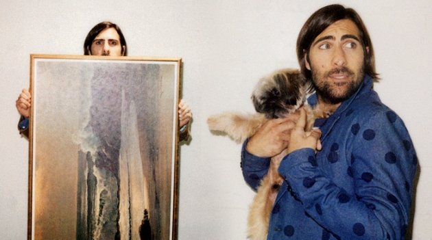 Спайк Джонc и Джейсон Шварцман в рекламной кампании Band of Outsiders