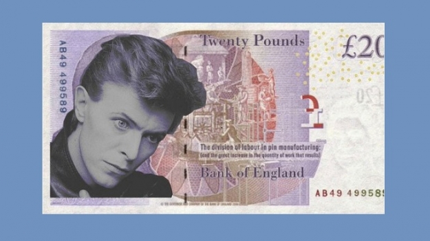 Поклонники хотят, чтобы лицо Дэвида Боуи появилось на банкноте