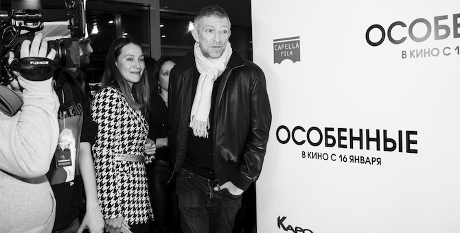 Венсан Кассель посетил премьеру фильма «Особенные» в Москве
