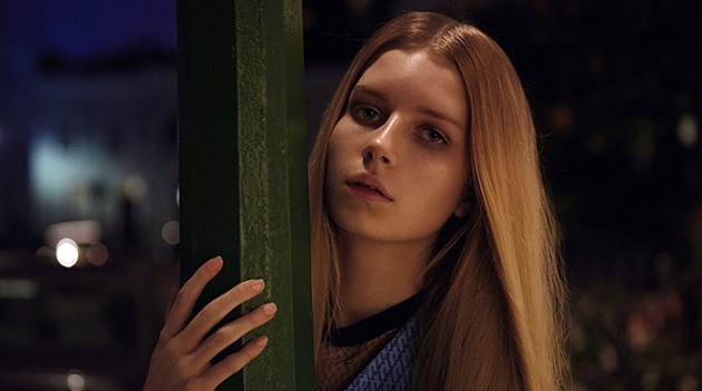 Первая модельная съемка Лотти Мосс