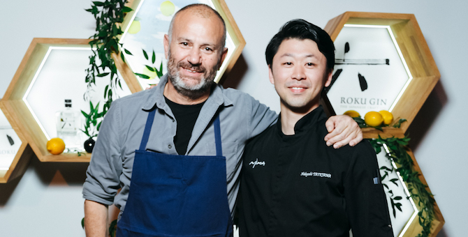 В ресторане Medusa Asian Kitchen Bar представили совместное меню шефов Хидэёси Татэямы и Гленна Баллиса