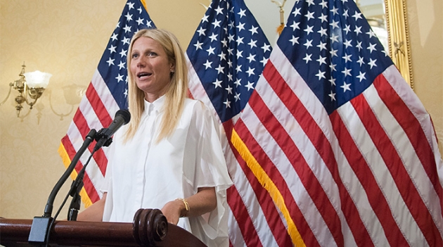 Гвинет Пэлтроу выступила с речью в Капитолии США