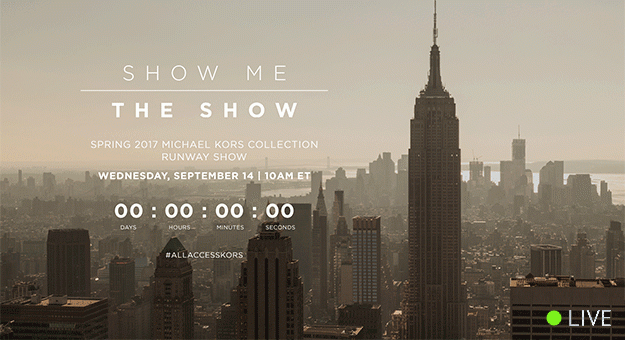 Прямая трансляция показа Michael Kors Collection, весна-лето 2017