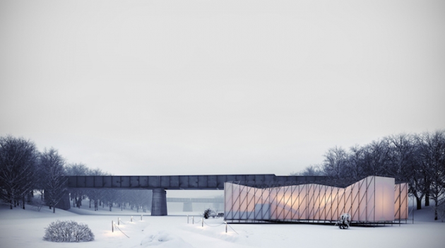 В Канаде откроют pop-up-ресторан на заледеневшей реке