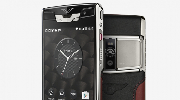 Vertu выпустил смартфон совместно с Bentley
