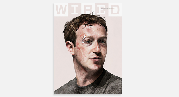 Фото избитого Марка Цукерберга появилось на обложке Wired