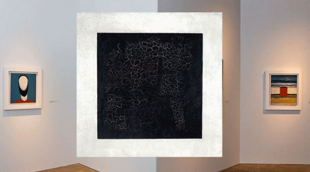 Не квадратом единым: под \"Черным квадратом\" Малевича найдены еще два изображения