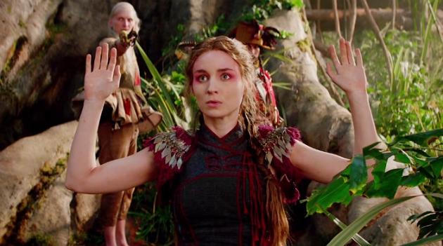 Руни Мара, Хью Джекман и Кара Делевинь в трейлере фильма \"Пэн\"