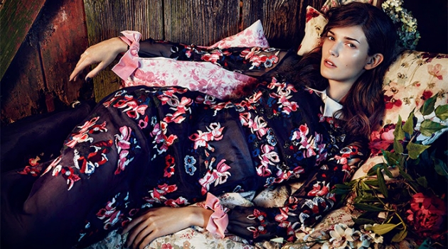 Кендра Спирс в богемной съемке Net-a-Porter для The Edit