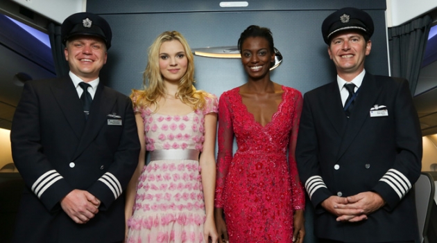 British Airways и Harrods устроили модное дефиле в небе