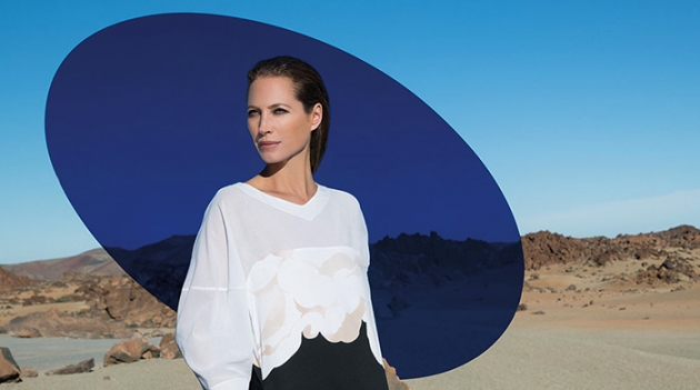 Кристи Тарлингтон в весенней рекламной кампании Missoni