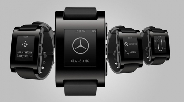 Mercedes-Benz внедрит приложение в smart-часы Pebble