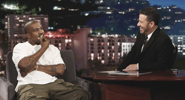 О чем говорил Канье Уэст на шоу Джимми Киммела