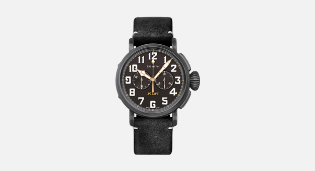 Zenith представил часы Pilot Type-20 Chronograph Ton Up Black на мотопробеге Distinguished Gentleman's Ride