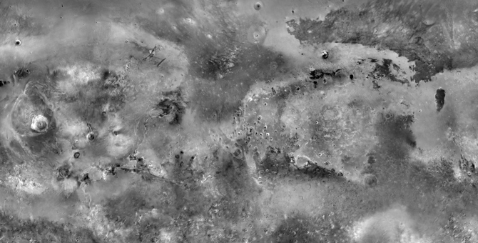 NASA и Google создали подробную интерактивную карту Марса