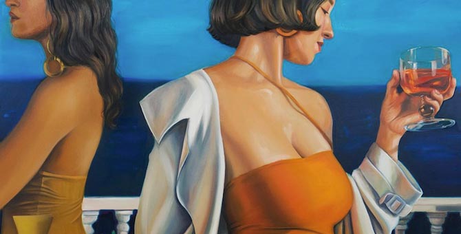 Канадская художница нарисовала новую кампанию Jacquemus