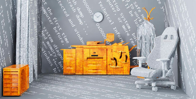 Гарри Нуриев создал «офисную» инсталляцию для выставки Design Miami/