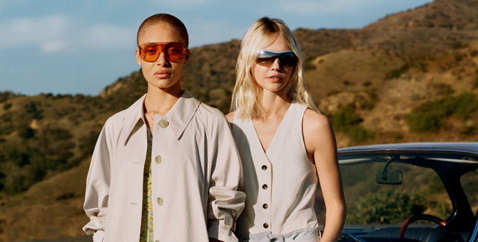 Саша Пивоварова и Адвоа Абоа снялись в новой весенне-летней кампании Mango