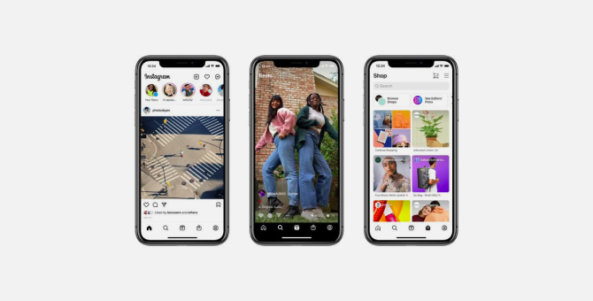 Instagram впервые за много лет существенно изменил дизайн домашнего экрана