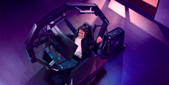 Acer представил новую версию игровой капсулы Predator Thronos Air