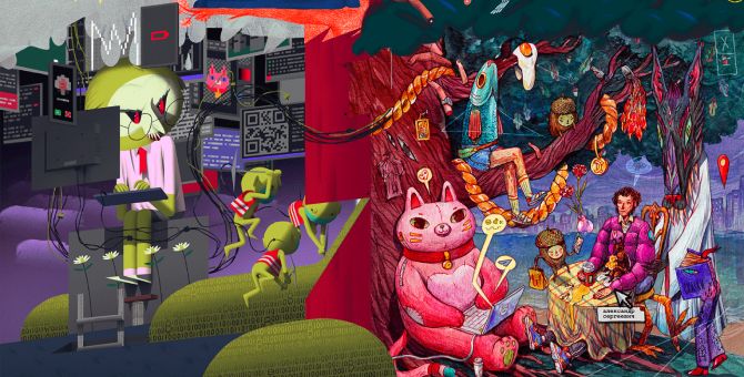 Adobe предлагает российским художникам создать собственные версии Лукоморья