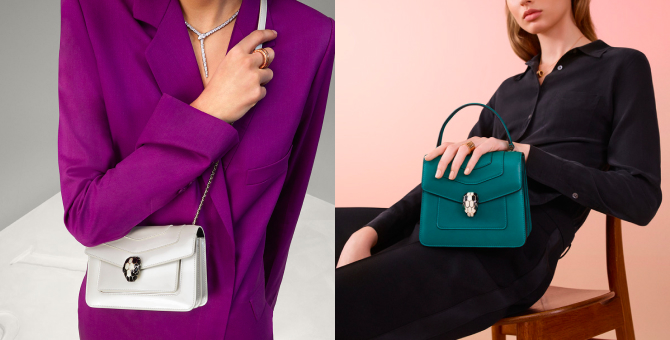 В Aizel появились сумки Bvlgari из коллекции Serpenti Forever