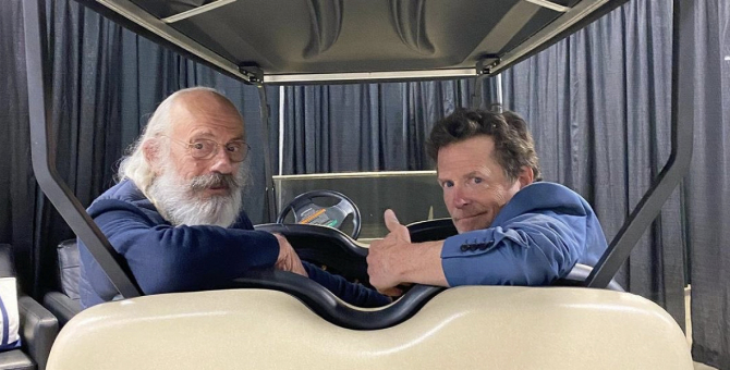 Актеры из фильма «Назад в будущее» встретились на фестивале в Вашингтоне