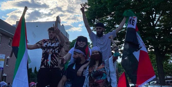 Белла Хадид приняла участие в акции в поддержку Палестины