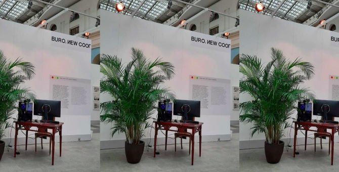 На ярмарке Cosmoscow можно увидеть стенд BURO. с работой Кирилла Макарова