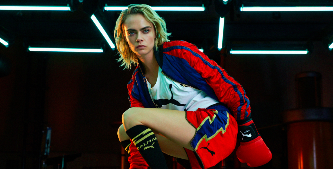 Balmain и Кара Делевинь выпустили совместную коллекцию с Puma
