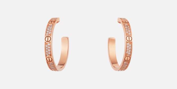 Cartier представил новые серьги из коллекции Love