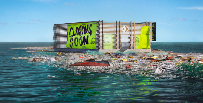 Converse открыл виртуальный магазин на мусорном острове в Тихом океане