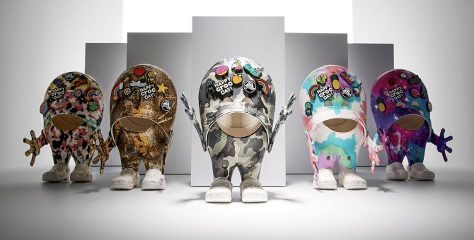 Crocs превратил свои клоги в коллекционные фигурки