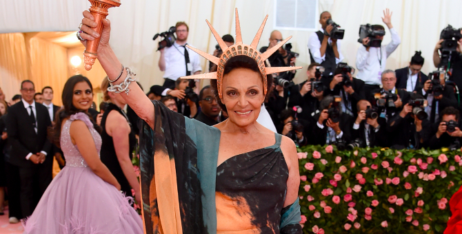 Диана фон Фюрстенберг собрала 100 миллионов долларов для Музея статуи Свободы