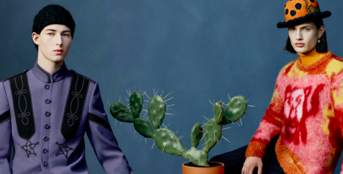 Осенне-зимнюю кампанию Dior Men вдохновила портретная живопись