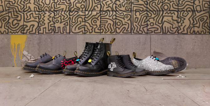 Dr. Martens выпустил коллекцию по мотивам работ Кита Харинга