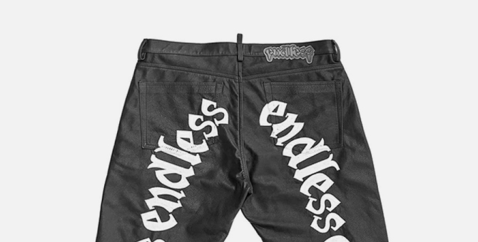 Кожаные джинсы Канье Уэста с презентации «Donda» теперь можно купить