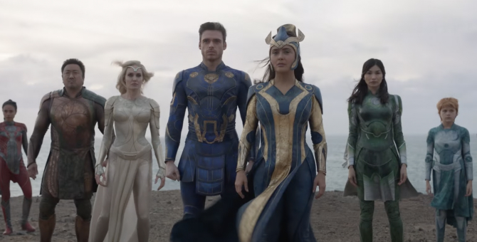 Marvel показала трейлер фильма «Вечные» с Анджелиной Джоли и Сальмой Хайек