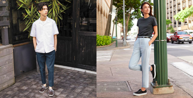 Uniqlo представил обновленные брюки EZY для мужчин и женщин